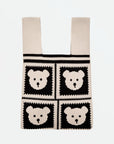 Tote bag Coréen tricoté fait main