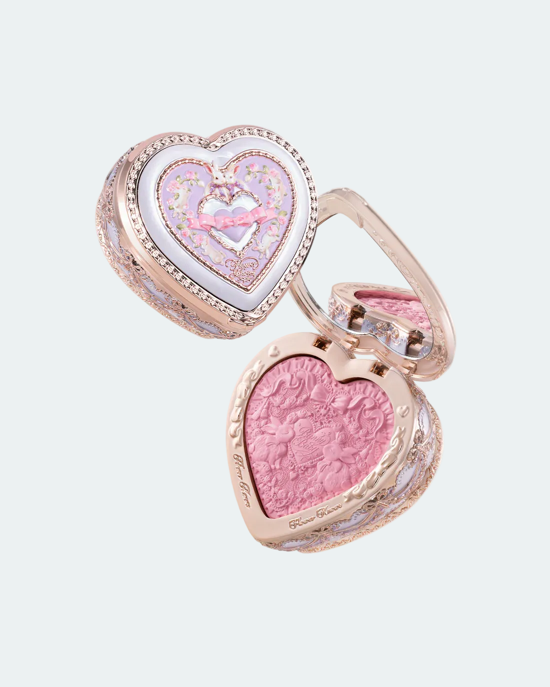 Bunny Garden Embossed Blush