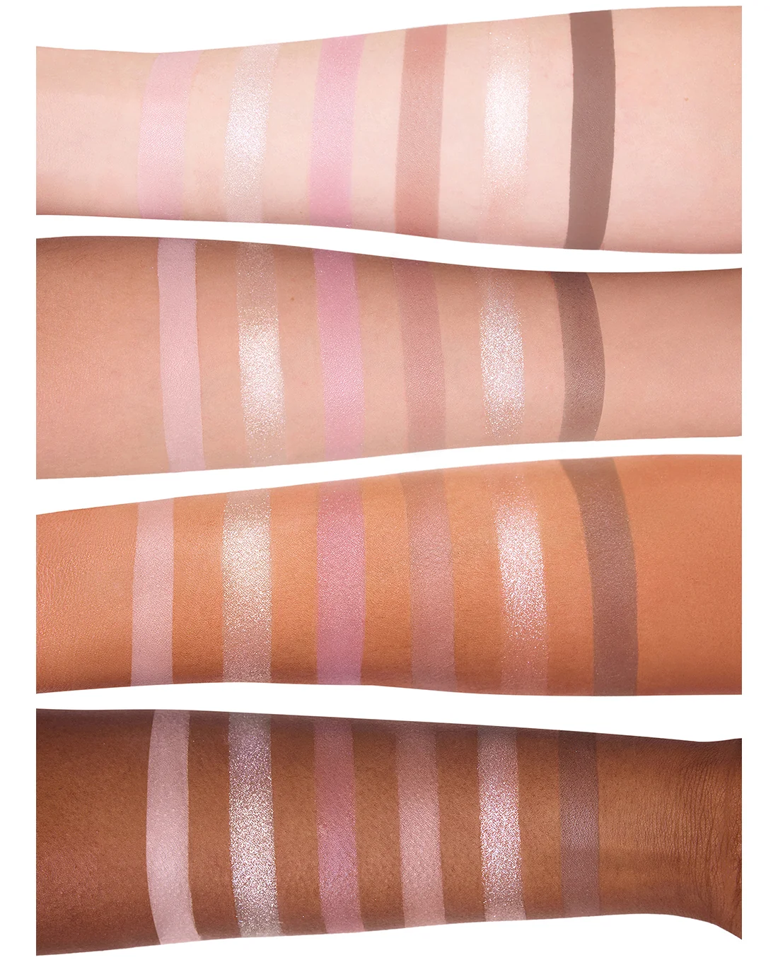 Snow Ballet Six-Color Satin Makeup Palette