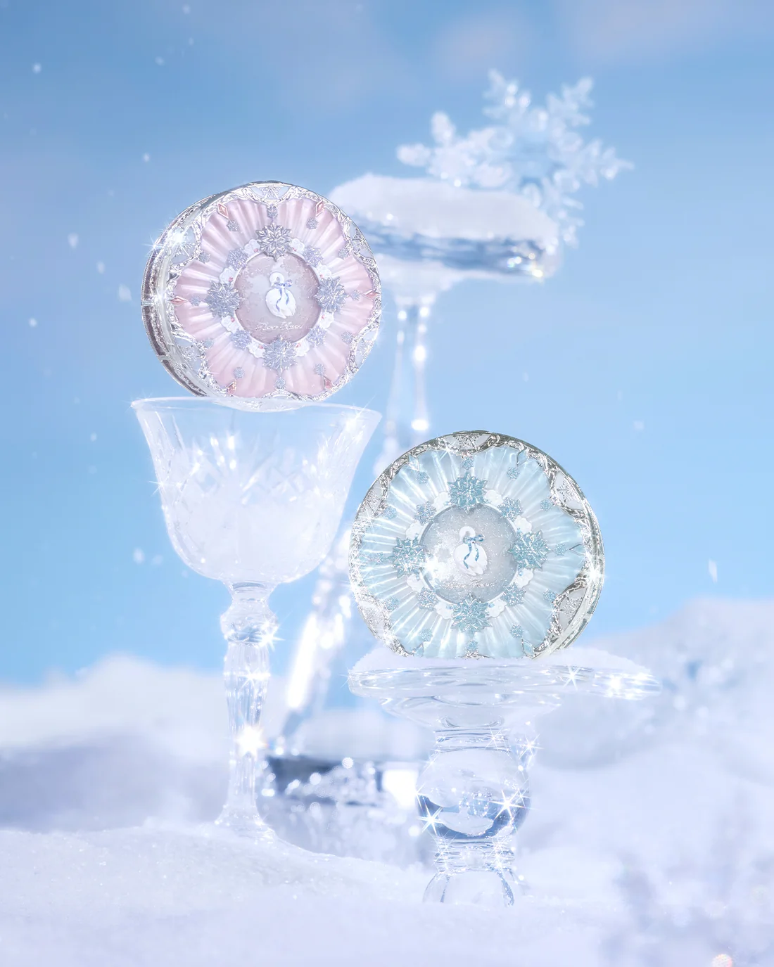 Snow Ballet Serum-Infused Pressed Powder