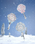 Snow Ballet Hand Mirror