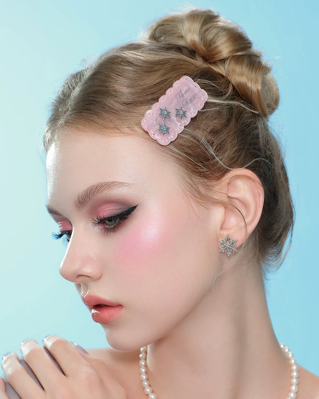 Snow Ballet Hair Clip