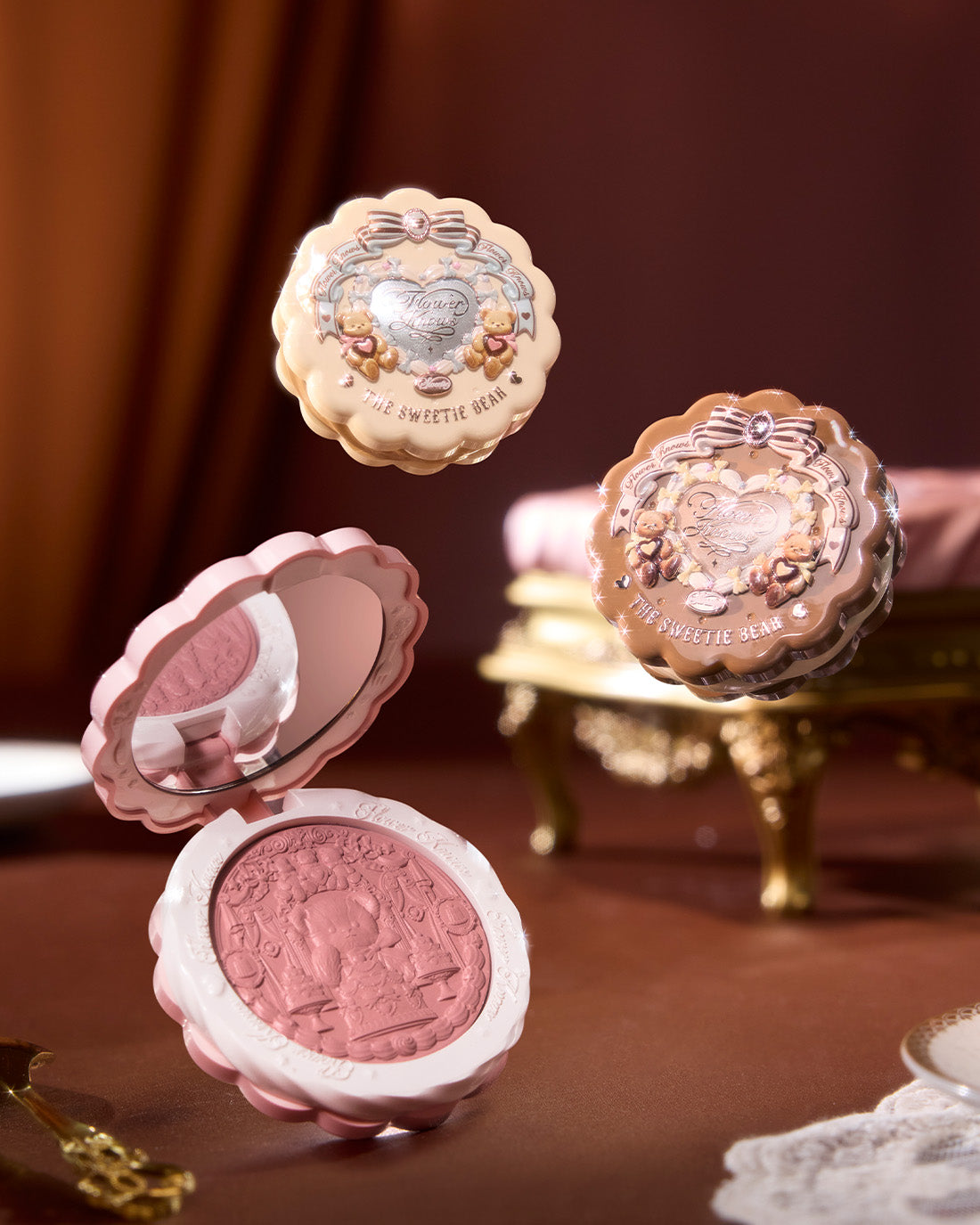 The Sweetie Bear Silk Satin Blush - 03 rose chanson