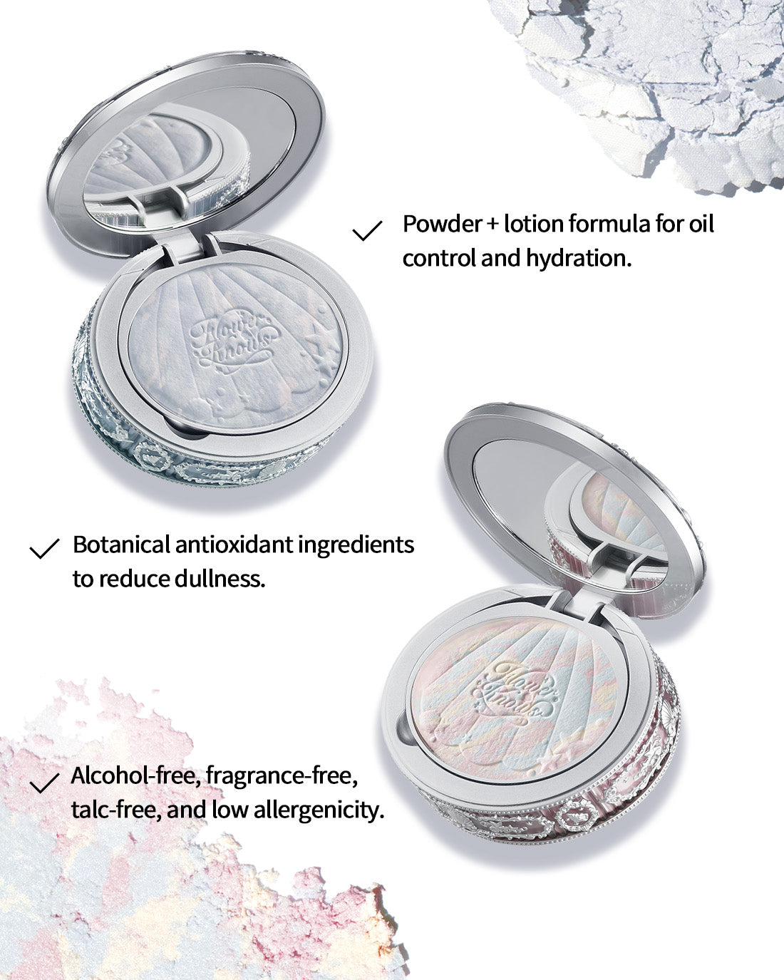 Shell&#39;s Jewel Baked Powder - 02 dreamy pink
