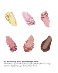 The Sweetie Bear 6-Color Makeup Palette - 02 strawberry milk