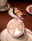 The Sweetie Bear 4-Color Concealer Palette - 01 strawberry chocolate