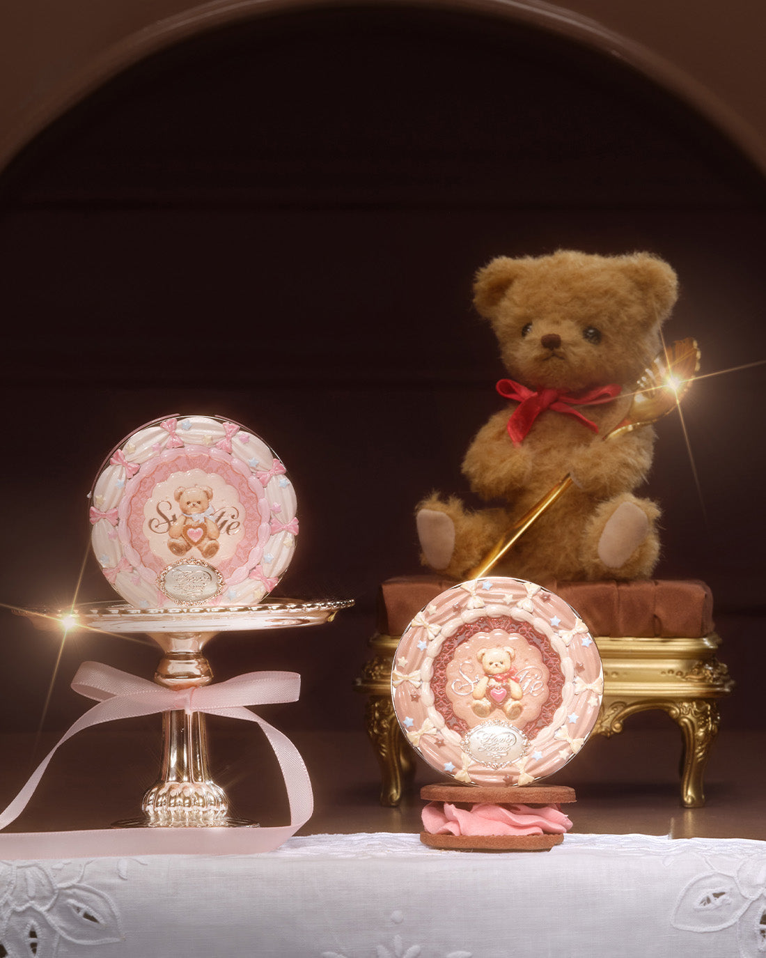 The Sweetie Bear 4-Color Concealer Palette - 01 strawberry chocolate